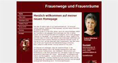 Desktop Screenshot of frauenwege-und-raeume.de